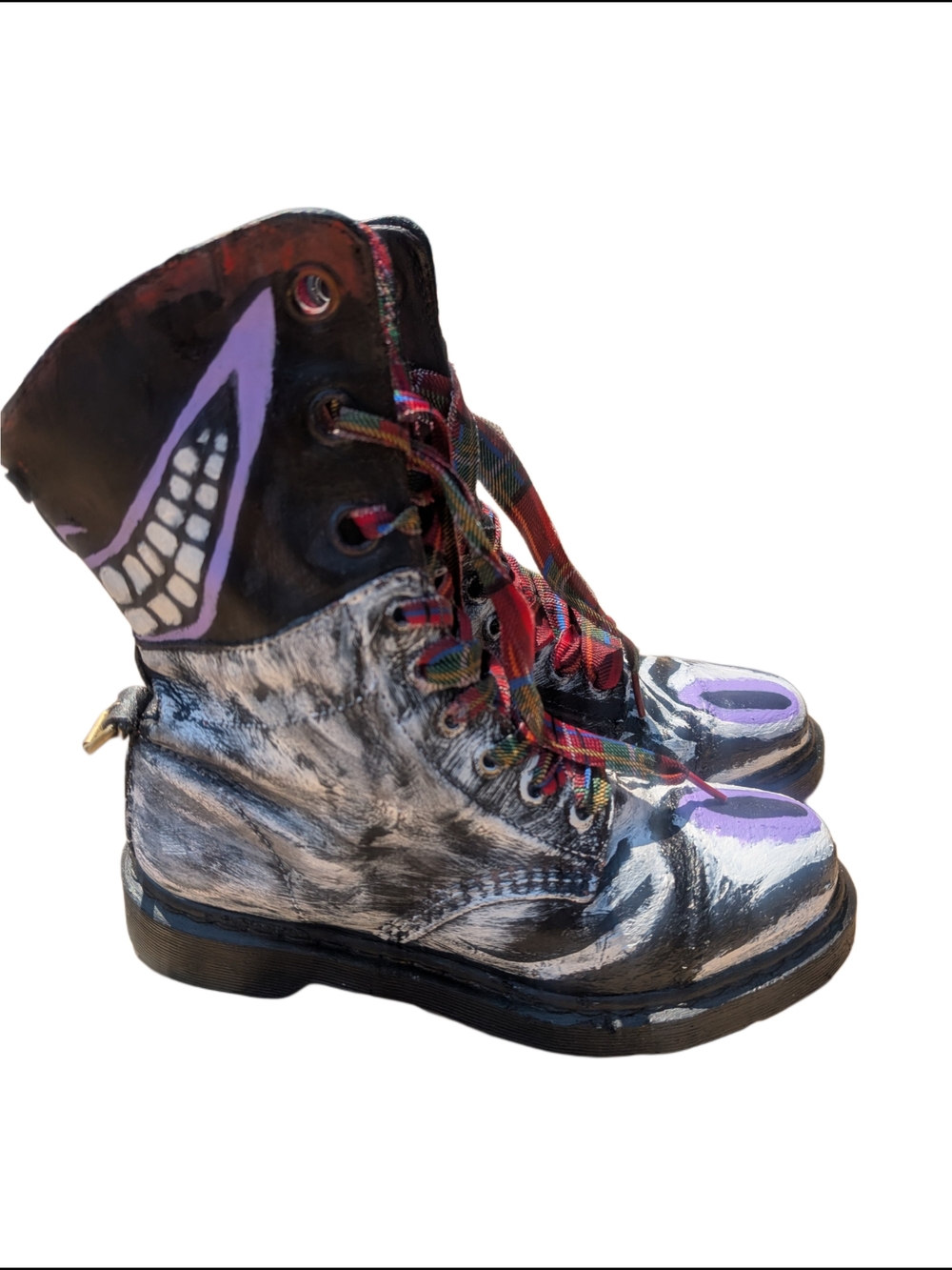 Dr. Martens 1914 Triumph Aimilita, Handpainted, Cheshire Cat, One Of A Kind - Picture 3 of 11